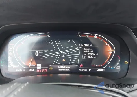 2021 BMW X7 xDrive40I z USA, uszkodzony, nr VIN 5UXCW2C06M9F57016